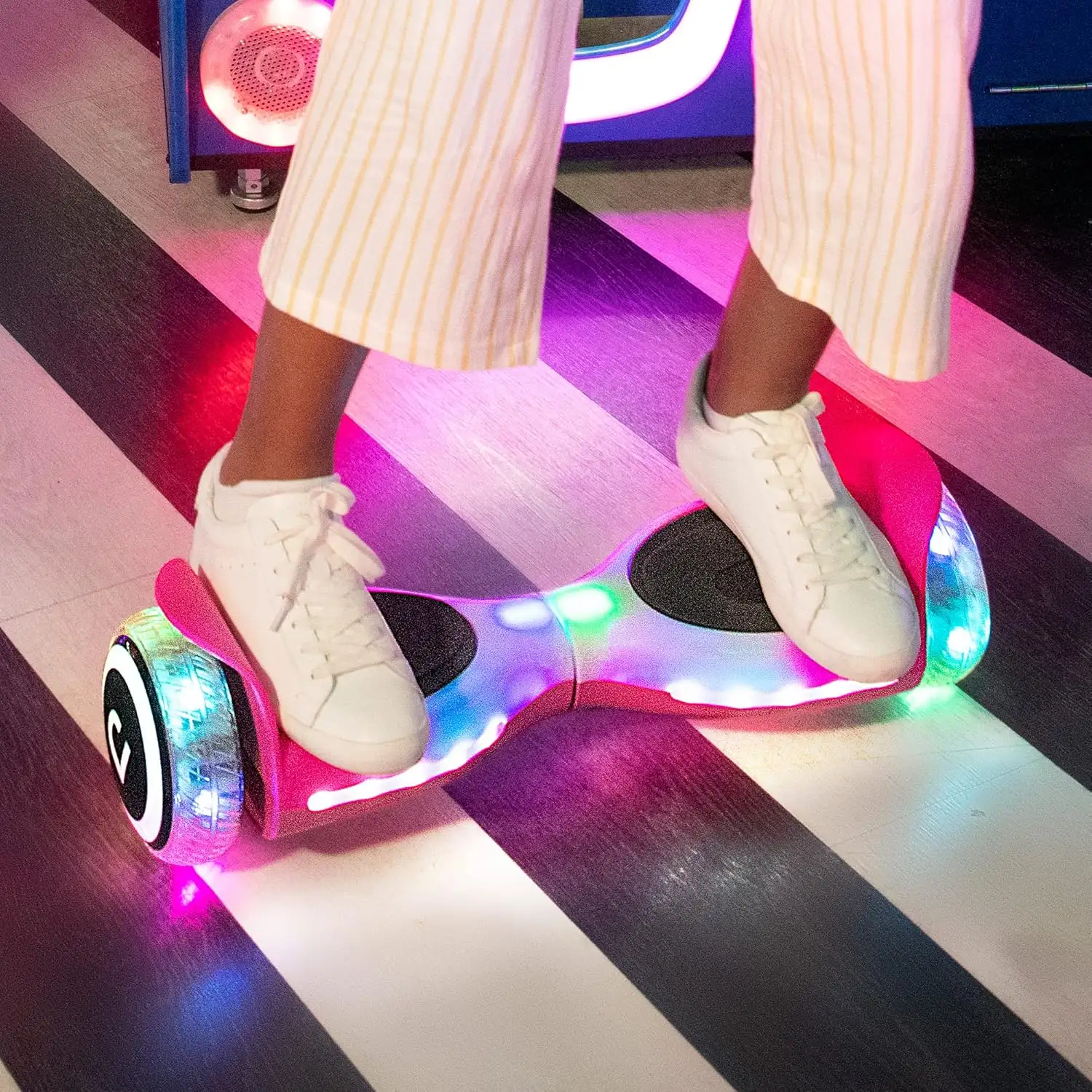 Jetson Self Balancing Hoverboard with Built in Bluetooth Speaker  Includes All Terrain Tires  LED Lights - 916qlvrjqtl._ac_sl1500_